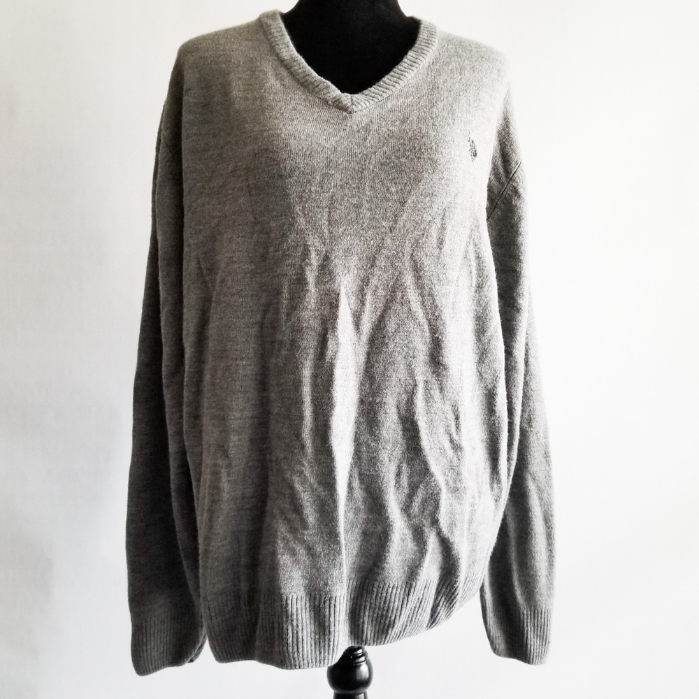 Mens US Polo Assn Professional V Neck Sweater